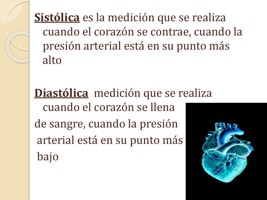 Presión arterial diastólica alta con pulso bajo